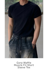 Gof waffle muscle fit short sleeve t-shirt