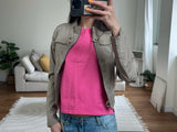 y2k slim zip jacket