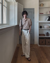 Kepio Linen Collar Half Knit
