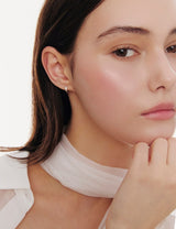 26SS★ Truly Essence 14K Stone Point Earrings