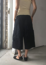 ZIPPER CARGO BERMUDA PANTS