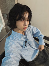Russo Stripe Crop Shirt