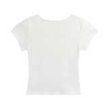 バレエスクエアネックTシャツ