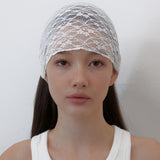  2-WAY LACE BANDANA HEADBAND (3 COLOR)