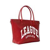 SPOILED LEAGUE TOTE BAG | MATTE RED