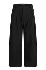 Pleated Draped Wide Trousers