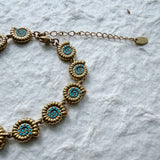 Gold Medallion Bracelet