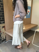 Flared Midi Skirt