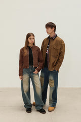 CORDUROY POINT RIDER JACKET