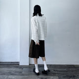 Textured Grid Crinkle Shirt