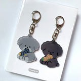 Puppy Sock Keyring