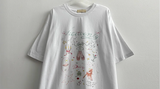3st Digital Printed Short Sleeve T-Shirt #TeddyBear #Ballerina #Ribbon
