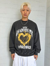 VENTIQUE ブローくんハートスウェットシャツ3カラー
