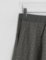ピストンドットレイヤードスカートパンツ