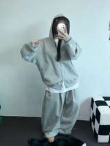 シープ/  ストリング 🐑ワイドビッグヒップバルーンロングパンツ🤍🩶🖤3カラー