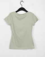 Mue ベーシックライン半袖Tシャツ
