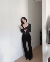 ムーンライトベルベットコーデュロイブーツカットパンツ