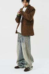 Beam Track Wide Denim (2color)