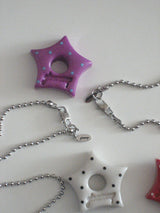 gleaming スタードットネックレス [purple]