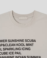 コーラルレタリングショートスリーブTシャツ