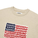 CHERRY USA GRAPHIC KNIT [BEIGE]