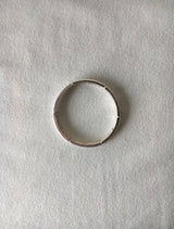 Matt O ring letter bangle