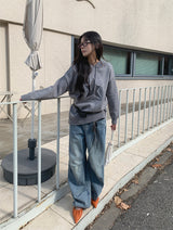 ラスク ワイドジーンズ