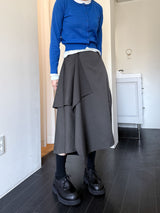 ダイアゴナルラップスカート