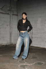 strap jacket (dark grey)
