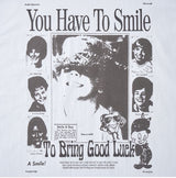 Happy picture printing short sleeve t-shirt