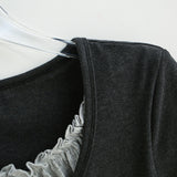 Sora Layered Button Top