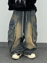 western cargo balloon pants
