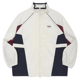 COLOR BLOCK RAGLAN JUMPER - WHITE