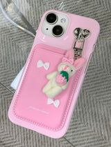 ミニリボンmagsafeカードウォレット