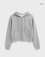 [B-BASIC] Heavy Cotton Hooded Zip-up