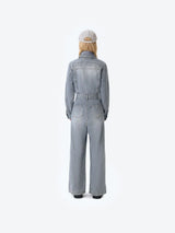13DE MARZO Bear Denim Jumpsuit Blue