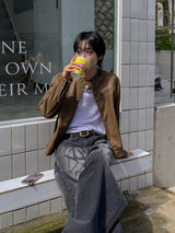 ファンシーレタリングバルーンデニムパンツ