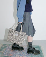Leopard mini tote bag