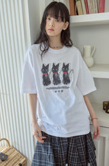 26SS★ Ghosty Cats Short Sleeve Tee