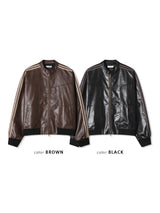 Molinero Line Leather Jacket