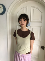 レイヤード ムード Tシャツ (10color)