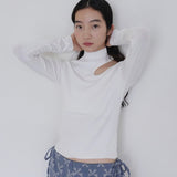 shoulder cut out tops