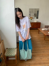 Kuon Print Loose Fit Short Sleeve Tee