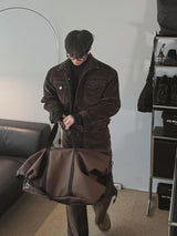Winter Velvet Denim Western Jacket (2color)
