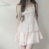Summer Lace Ribbon Blouse - FLORAL