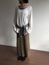 Venti knit long skirt (2color)