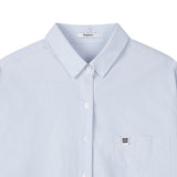 ボーイフレンド ルーズフィット シャツ Blue
