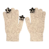 スターウールグローブズ [Oatmeal Leopard]