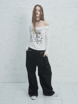 RIBBON STRIPE SLACKS
