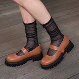 Buddy Velcro Mary Jane Loafer_L2314 (6Colors)
